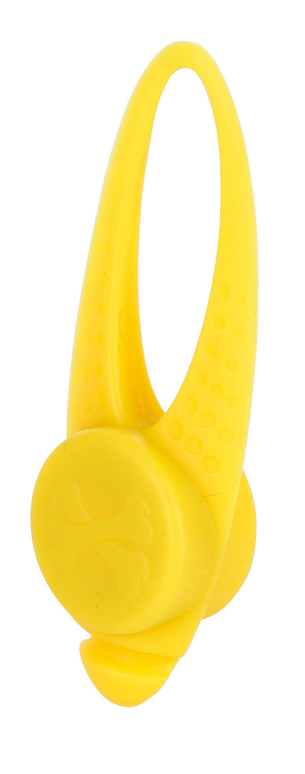 OBESEK bliskavica LED silikon Maxi Safe - rumen