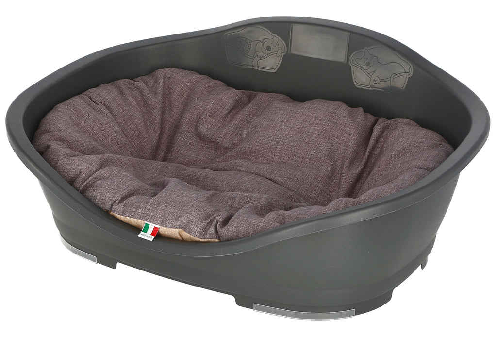 LEŽIŠCE plasticno Sleepers siv -  88 × 62 × 35,5cm