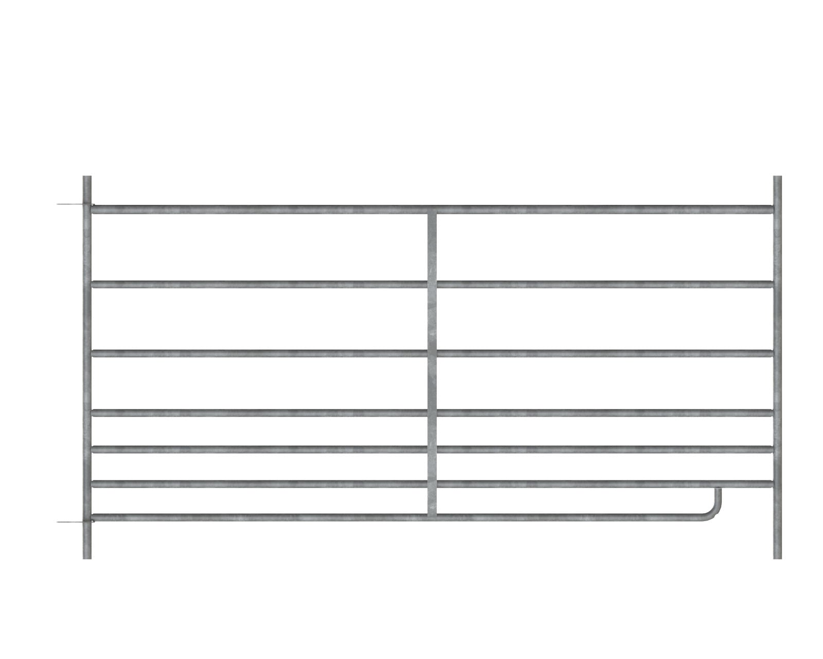 MODULARNA ograda cinkana 0,92 × 1,83m