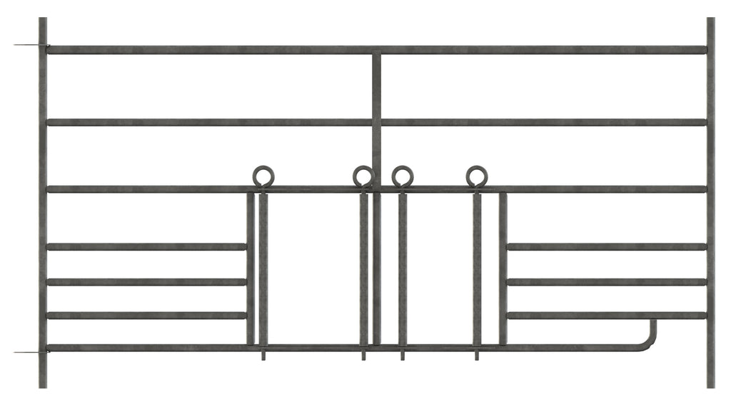 MODULARNA ograda z odprt. za jagencke 0,92 × 1,83m