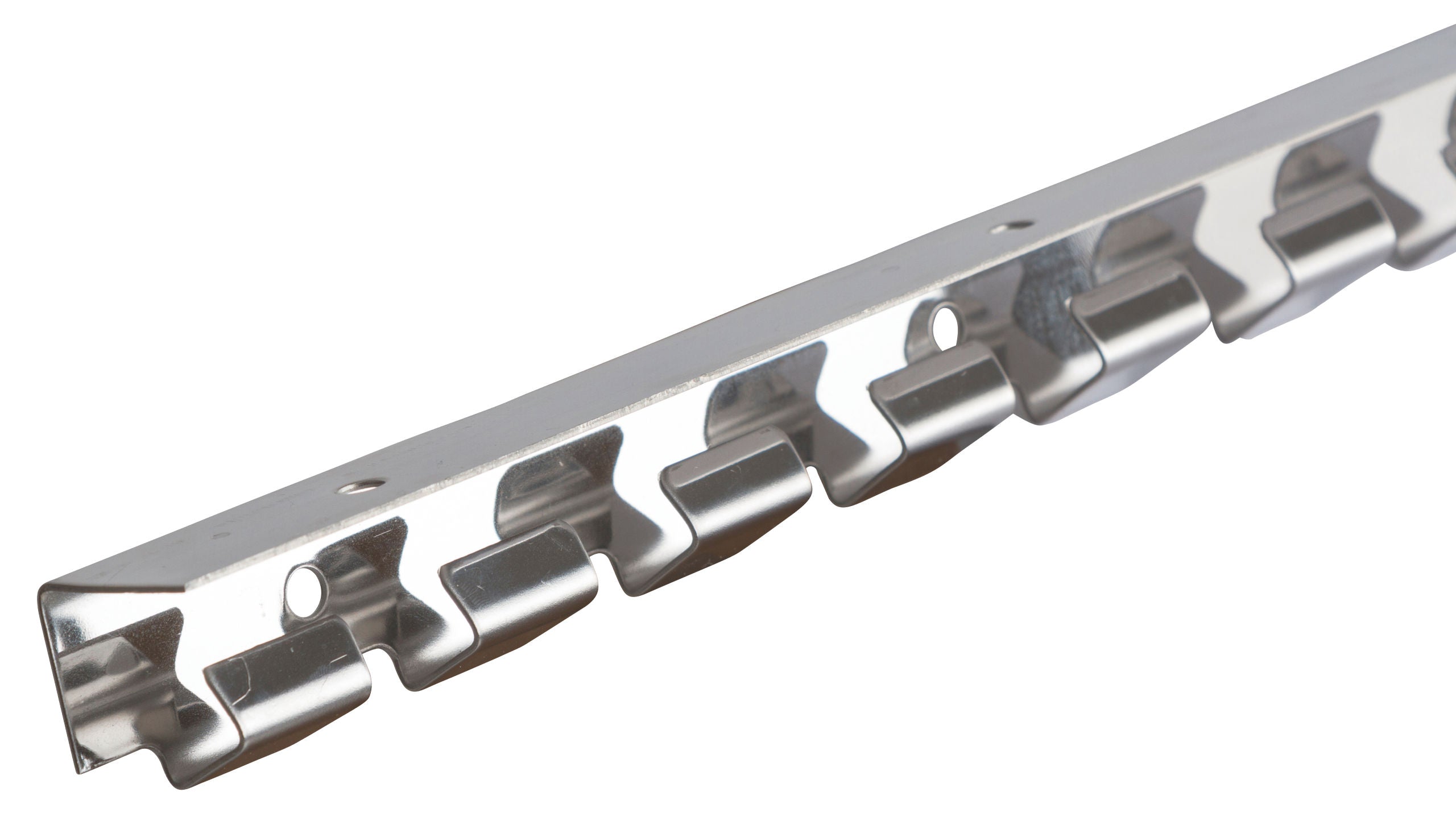 LETVICA s kavlji za PVC trak - inox 100cm