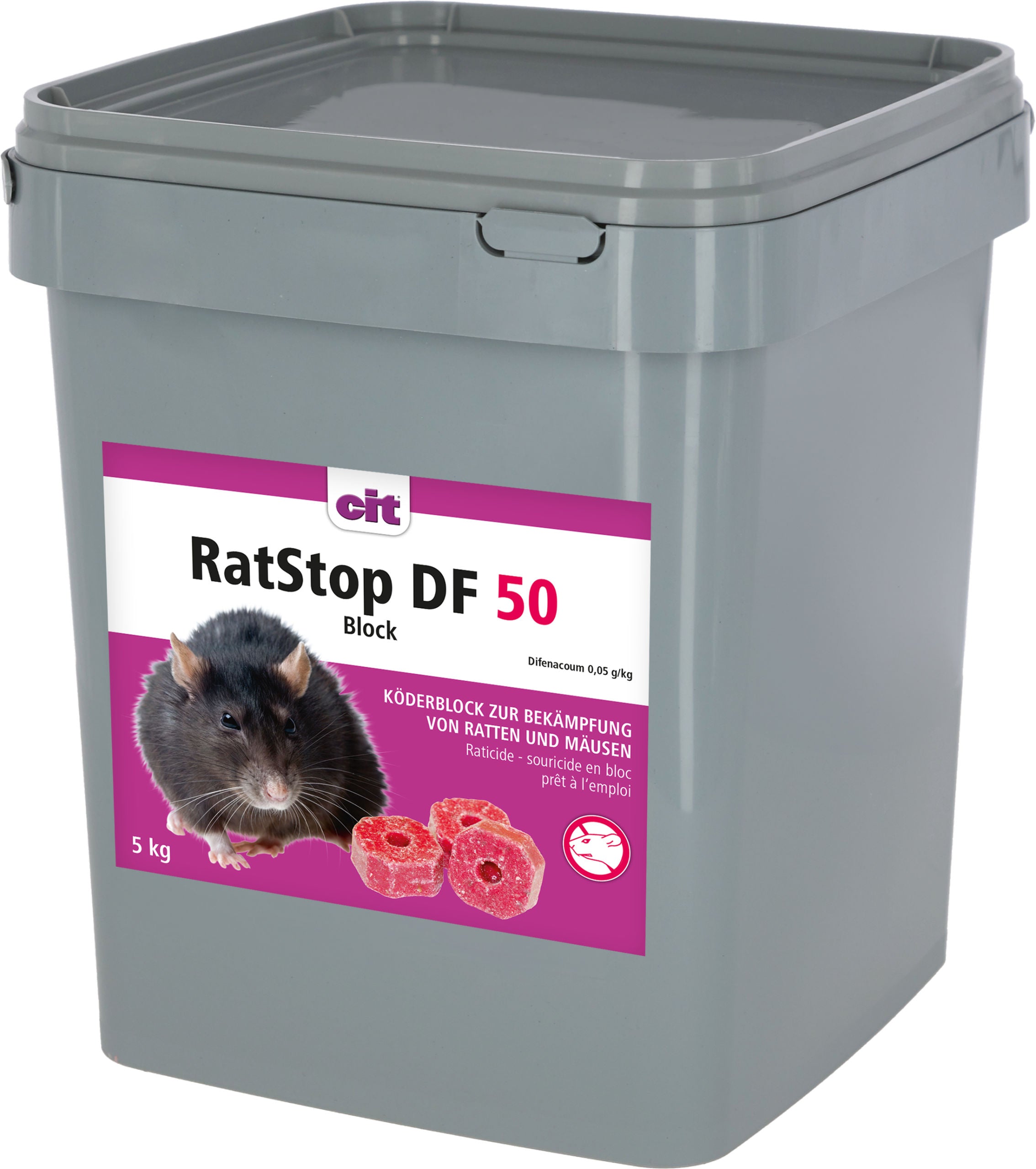 VABA za podg. in miši RatStop DF Block 50 - 50×100g