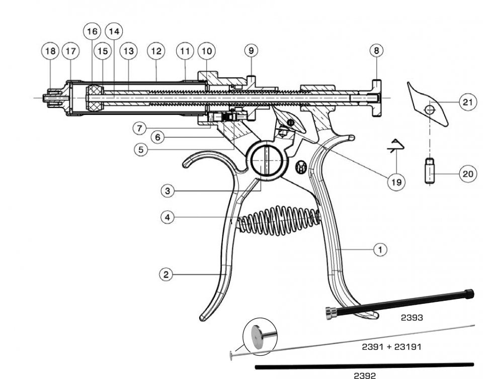 NOŽ komplet Premium (govedo/konji) 23/31