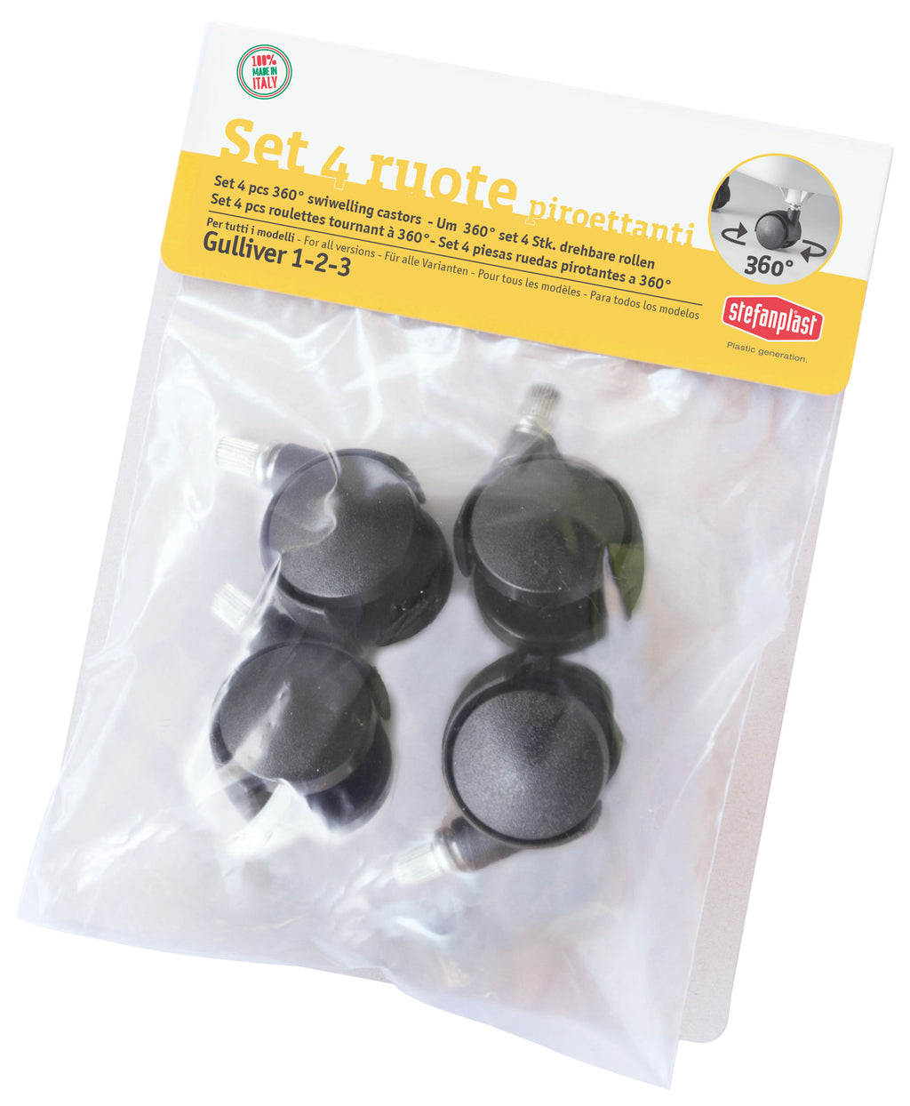 Komplet koles za transportni boks 84651, 84652, 84653