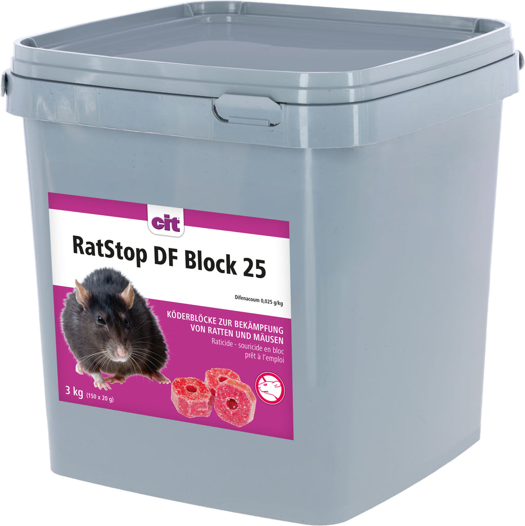 VABA za podg. in miši RatStop DF Block 25 - 150x20g