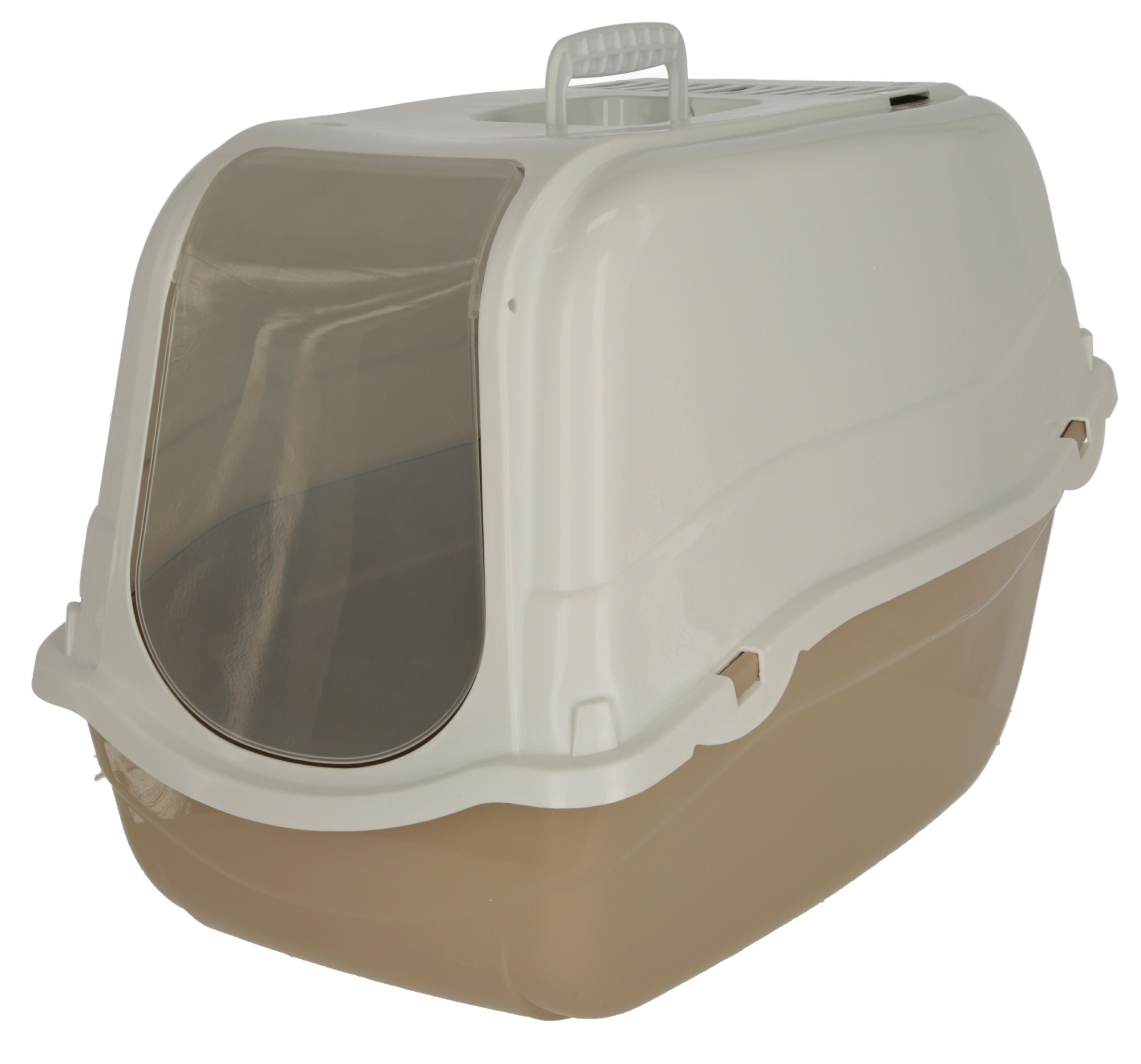 STRANIŠCE za macka Minka taupe/krem - 57x39x41cm