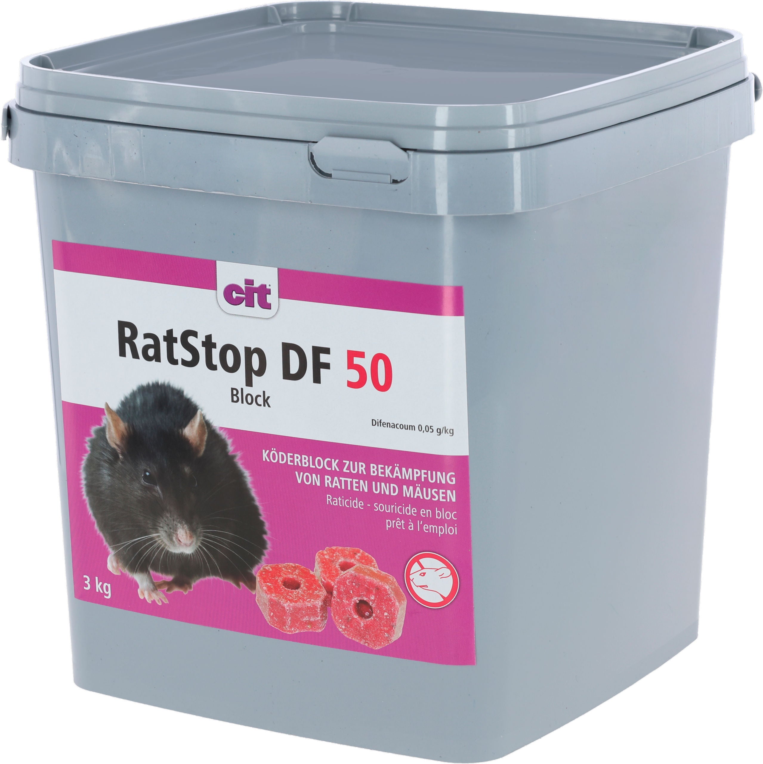 VABA za podg. in miši RatStop DF Block 50 - 150×20g