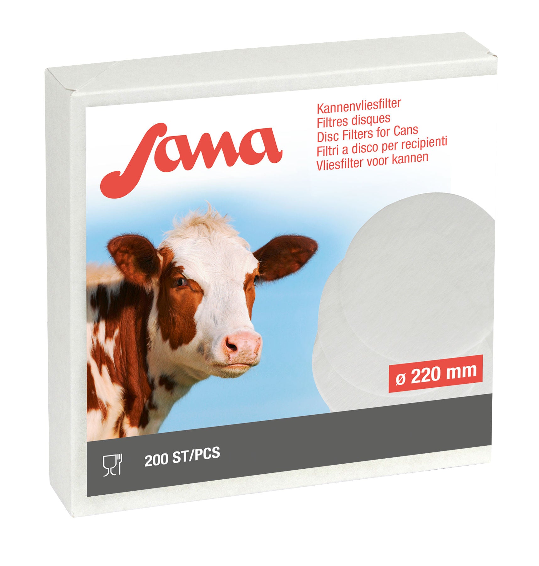 FILTER za vedro Sana- 220mm (200kos)