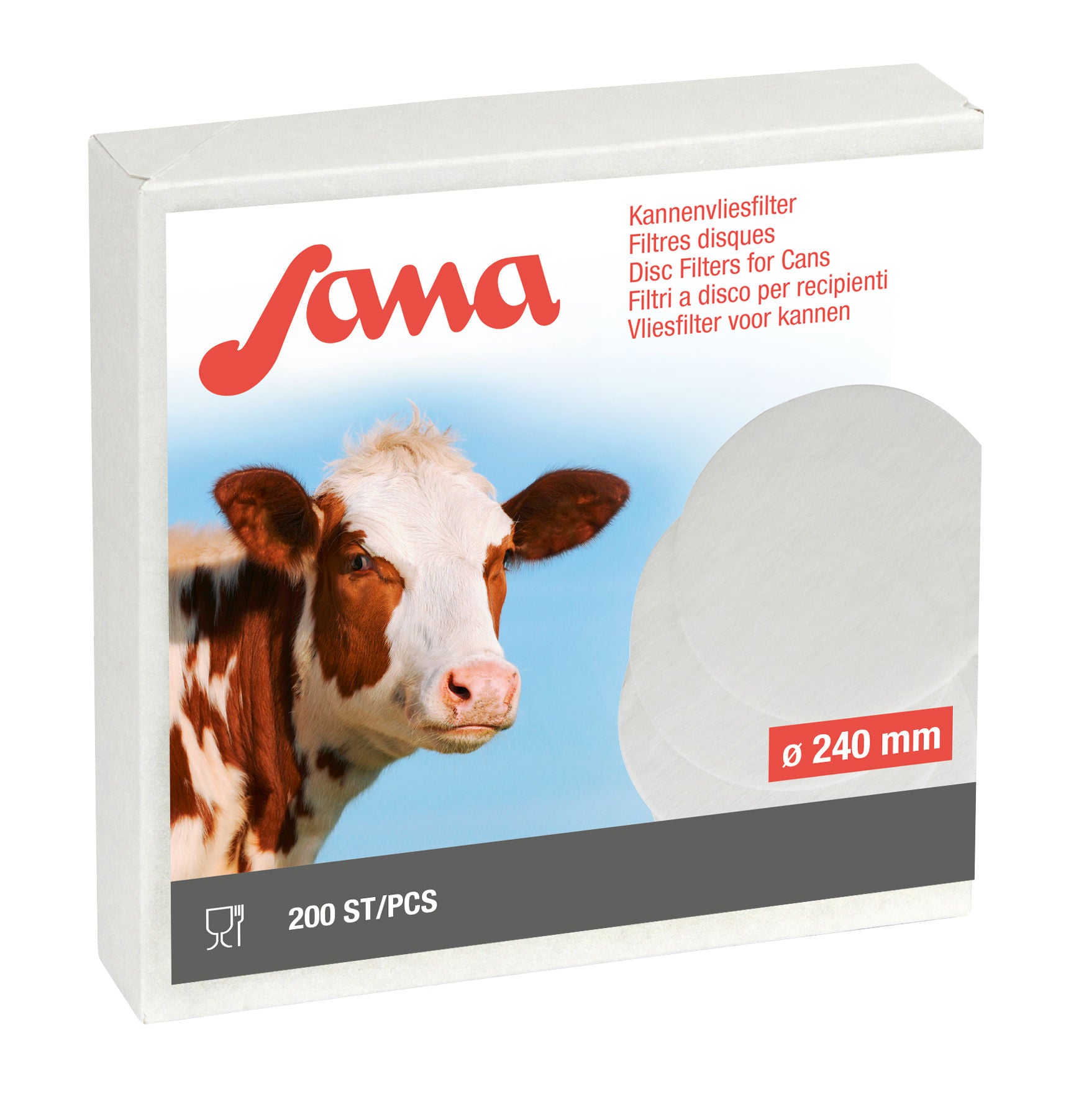 FILTER za vedro Sana- 240mm (200kos)