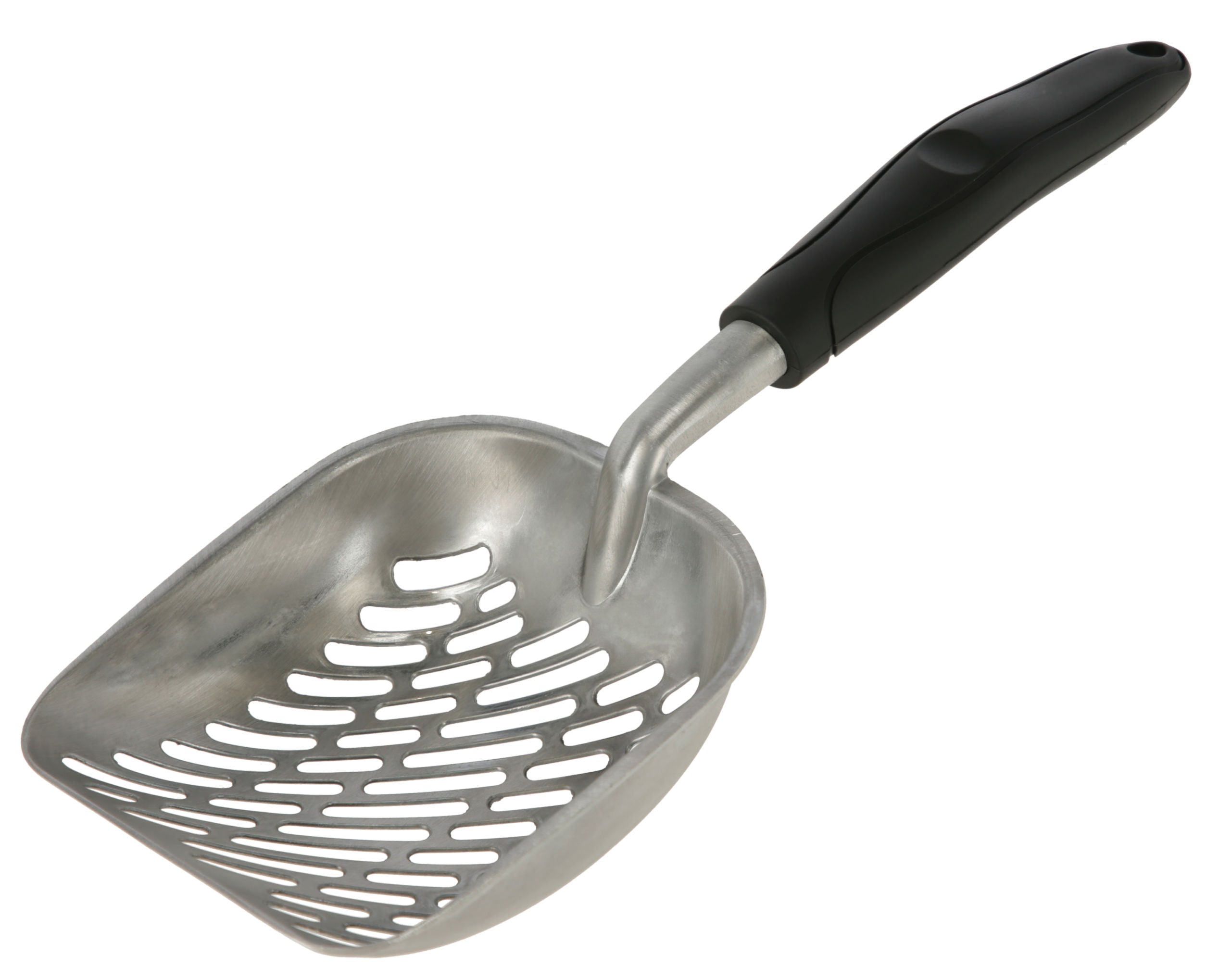 Aluminijasta zajemalka za smeti, crna, 35 x 14 cm, s