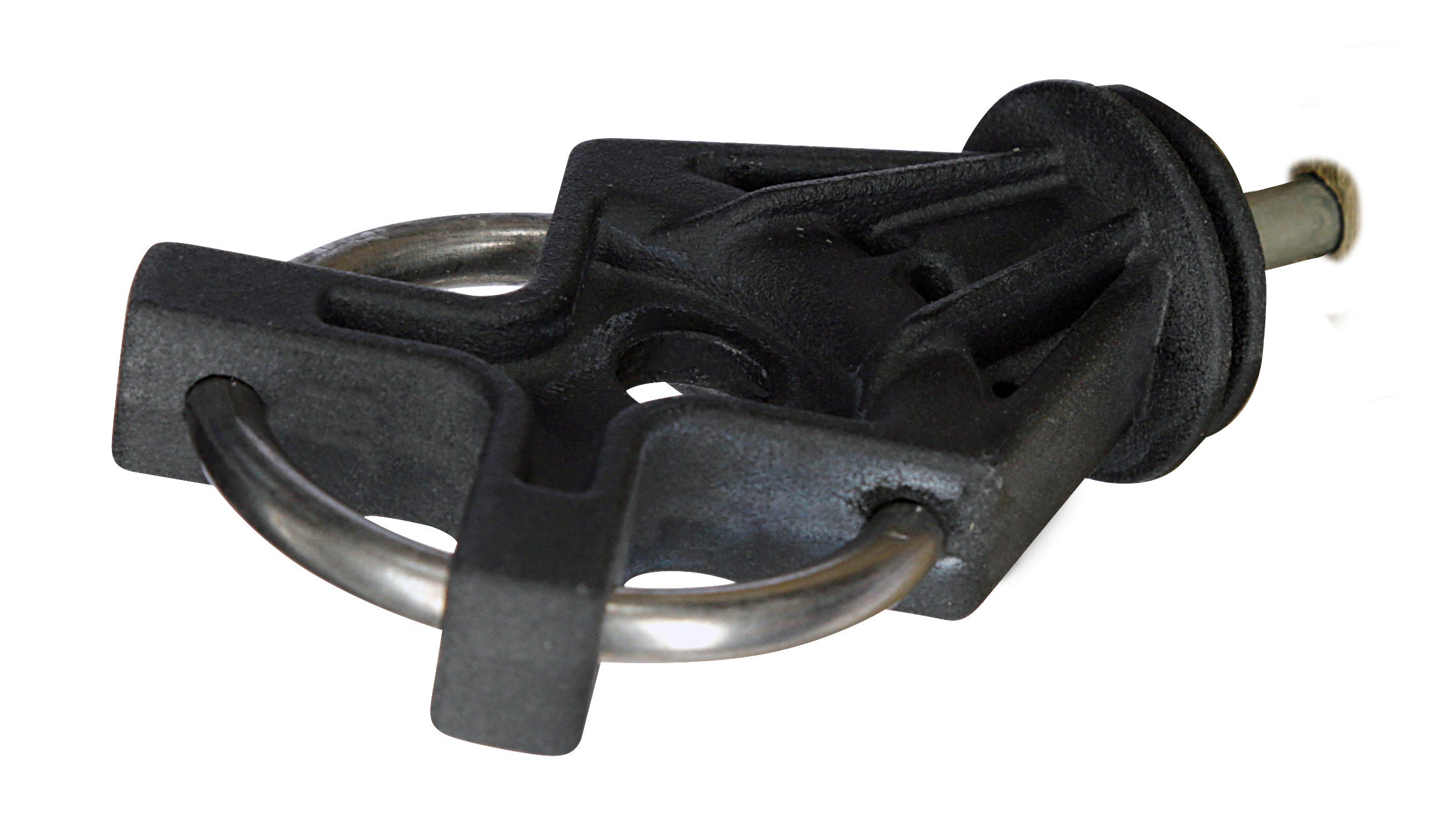 IZOLATOR za rocaj za vrata X, pocinkan, crn