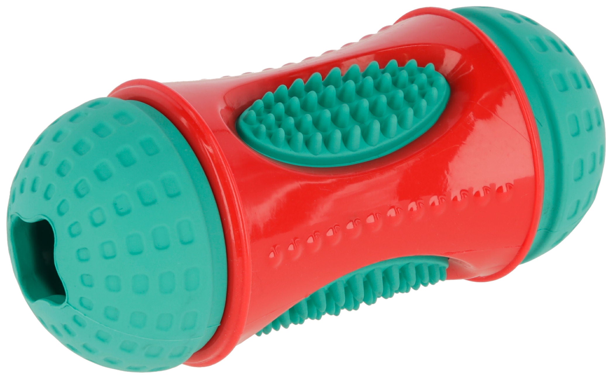 Rolka ToyFastic, polnilna, rdeca/turkizna, 13 x 6 cm
