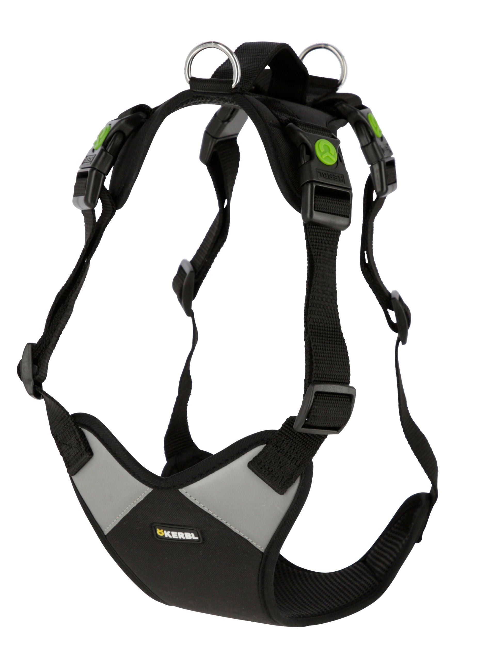 Pasji pas Pulsive, crn, 62-85c m, 72-96cm