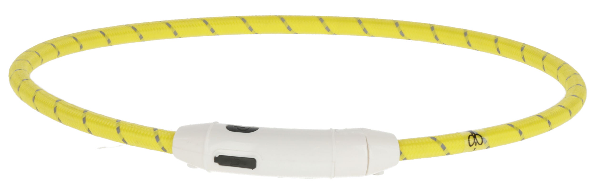 Ovratnica Maxi Safe LED, najlon, dolžina 65 cm, rumena