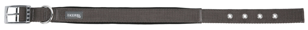 MIAMI PLUS najlonski ovratnik siv, 33-39cm/20mm