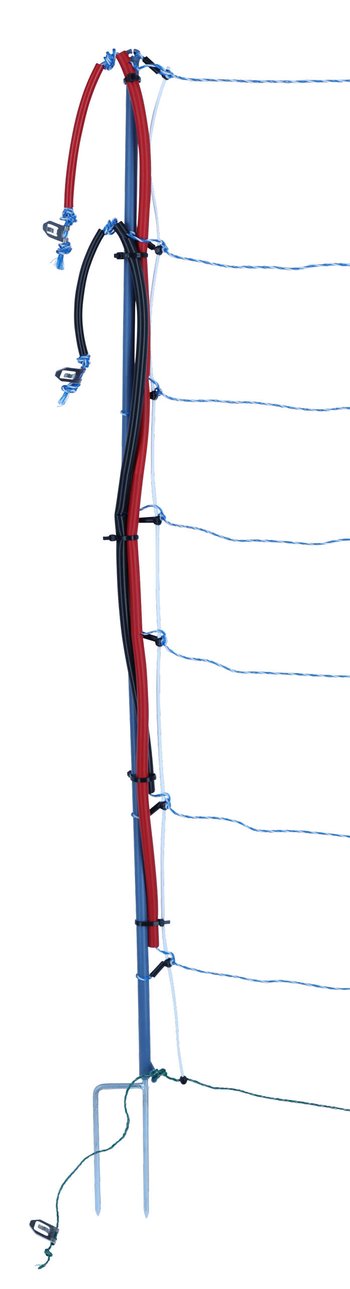 TitanNet Premium Vario,50m,+/- bela/modra,108cm,dvojna konica