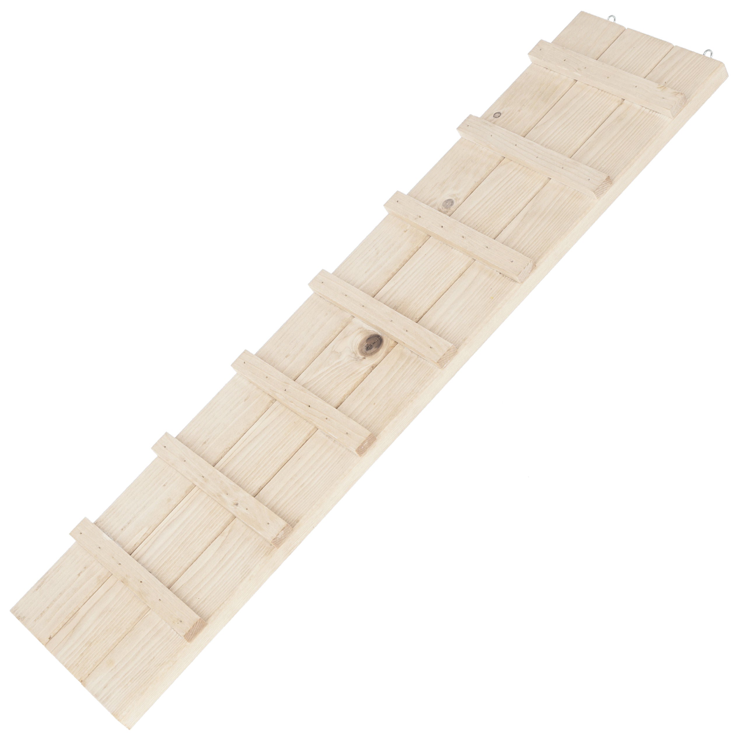 Lesena lestev za pišcance 75 x 18 x 3 cm