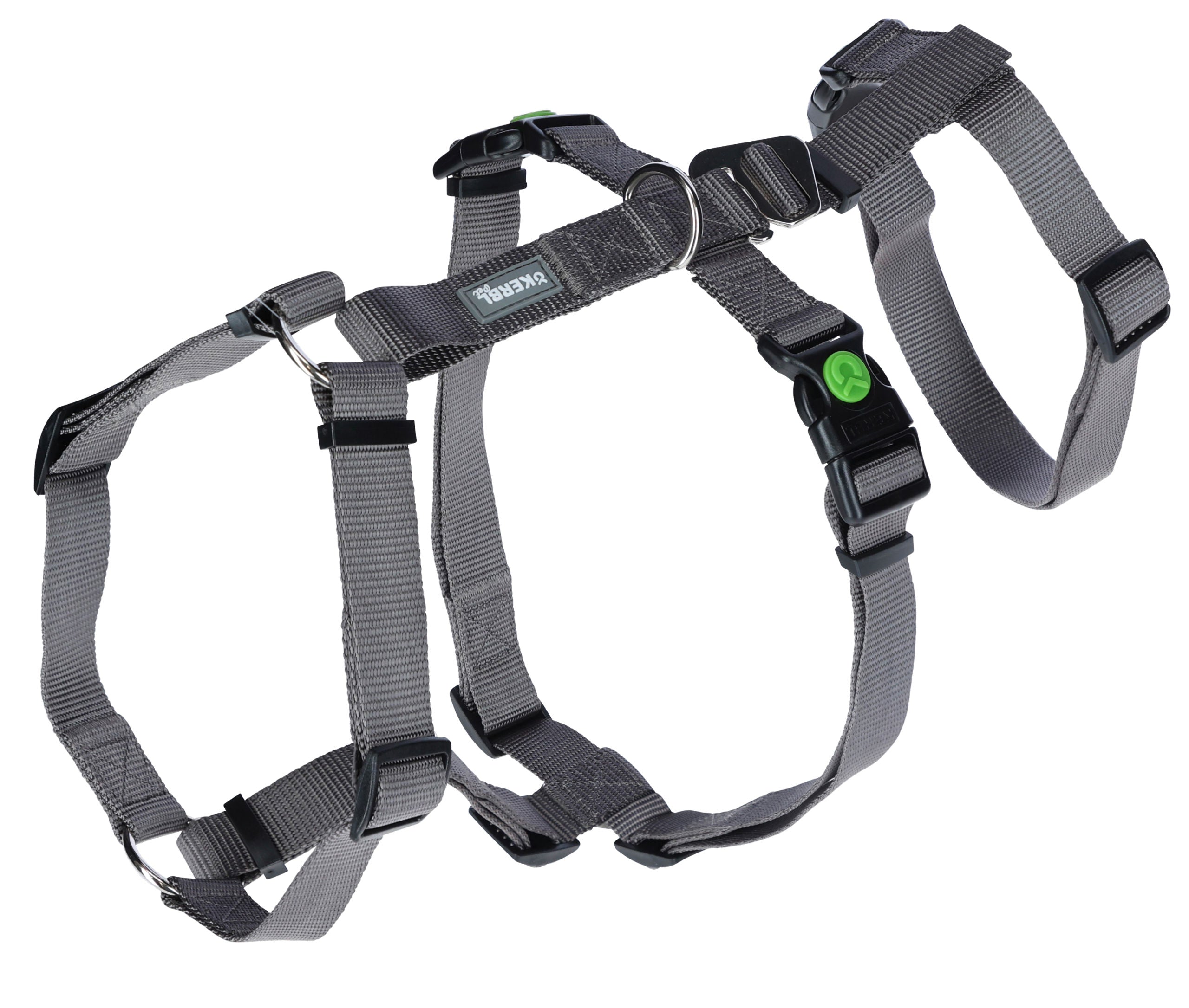 Varnostni pas Miami, siv, 25 mm, 64-100 cm