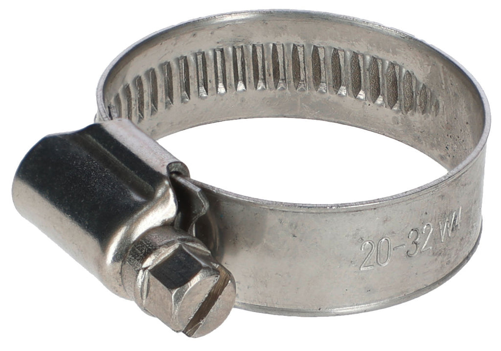 Objemka za gibko cev W4 12mm 2 0-32mm (3/4") iz nerjavecega