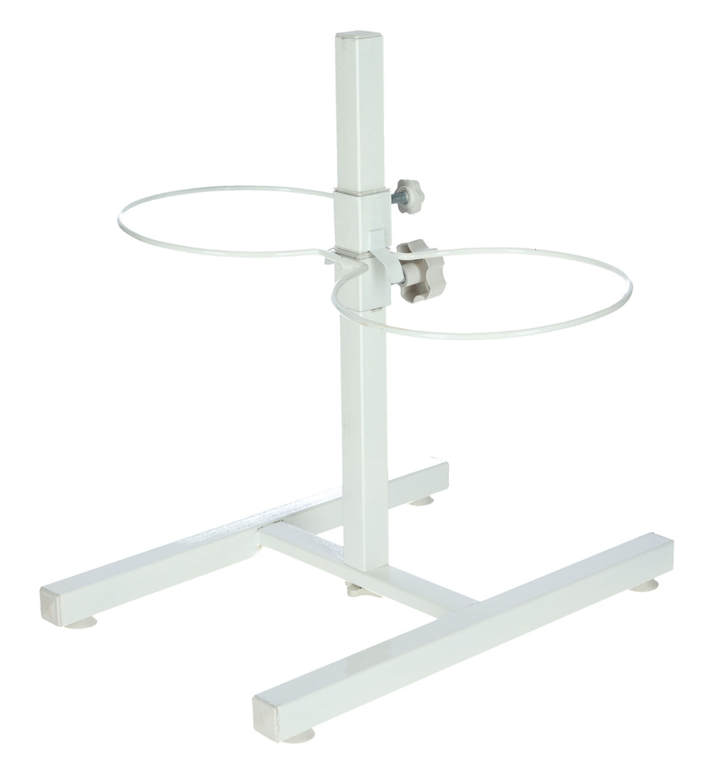 NOSILEC dvojni 43cm z 2× posoda inox 1800ml - bel