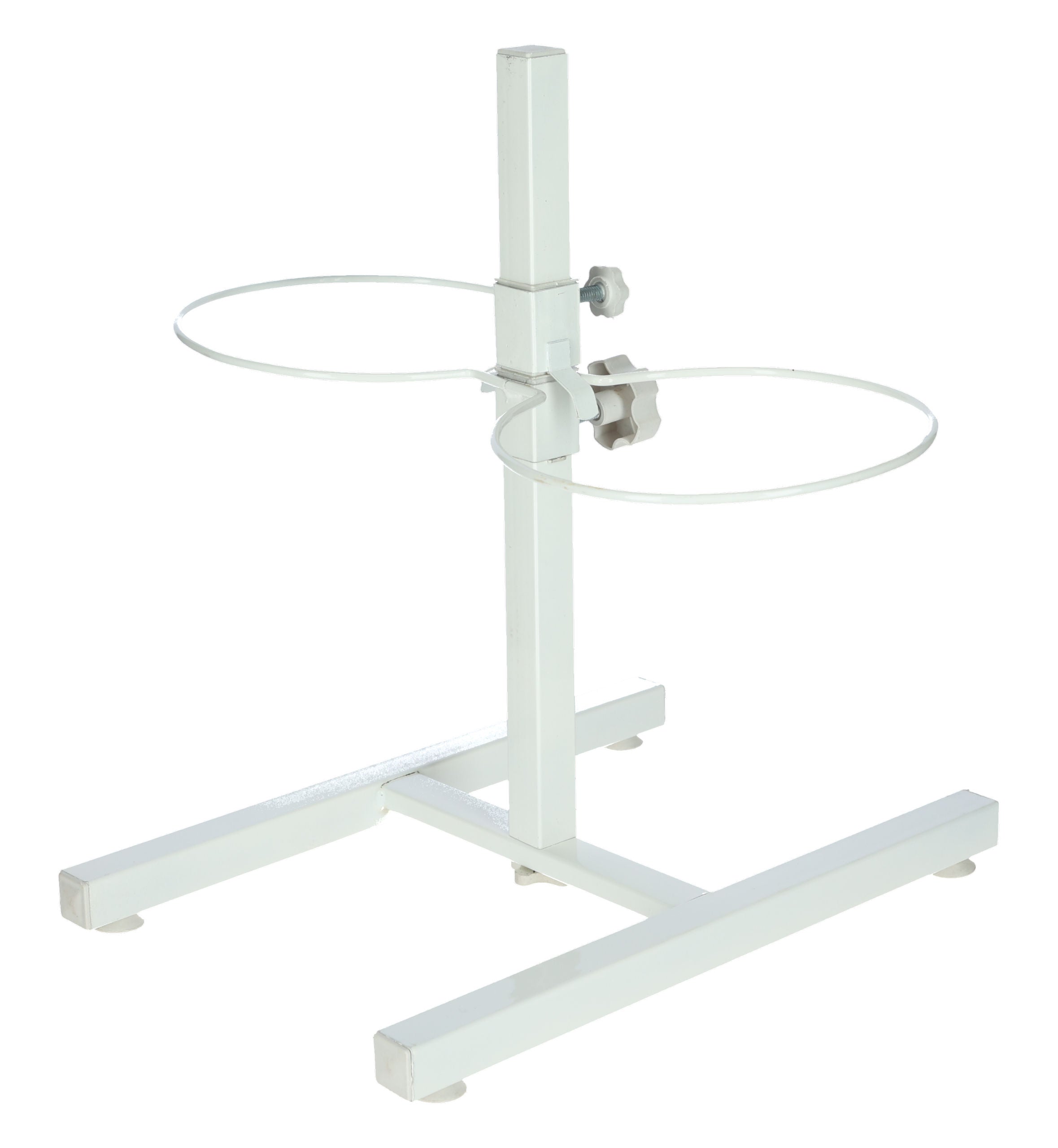 NOSILEC dvojni 43cm z 2× posoda inox 1800ml - bel