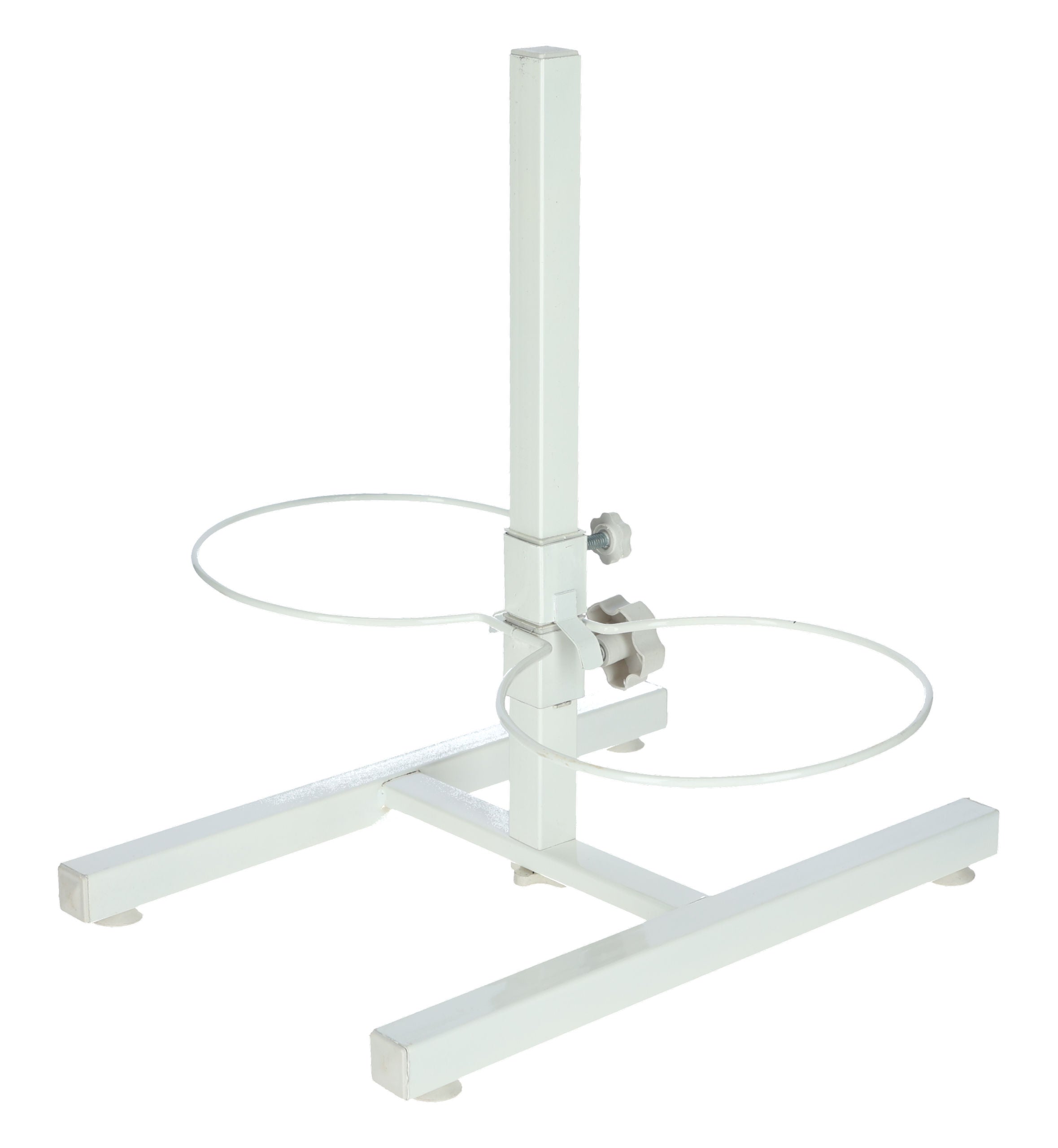 NOSILEC dvojni 43cm z 2× posoda inox 1800ml - bel