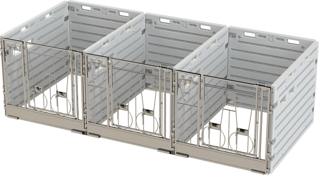 Vrata sprednjega elementa Modularni boks za teleta