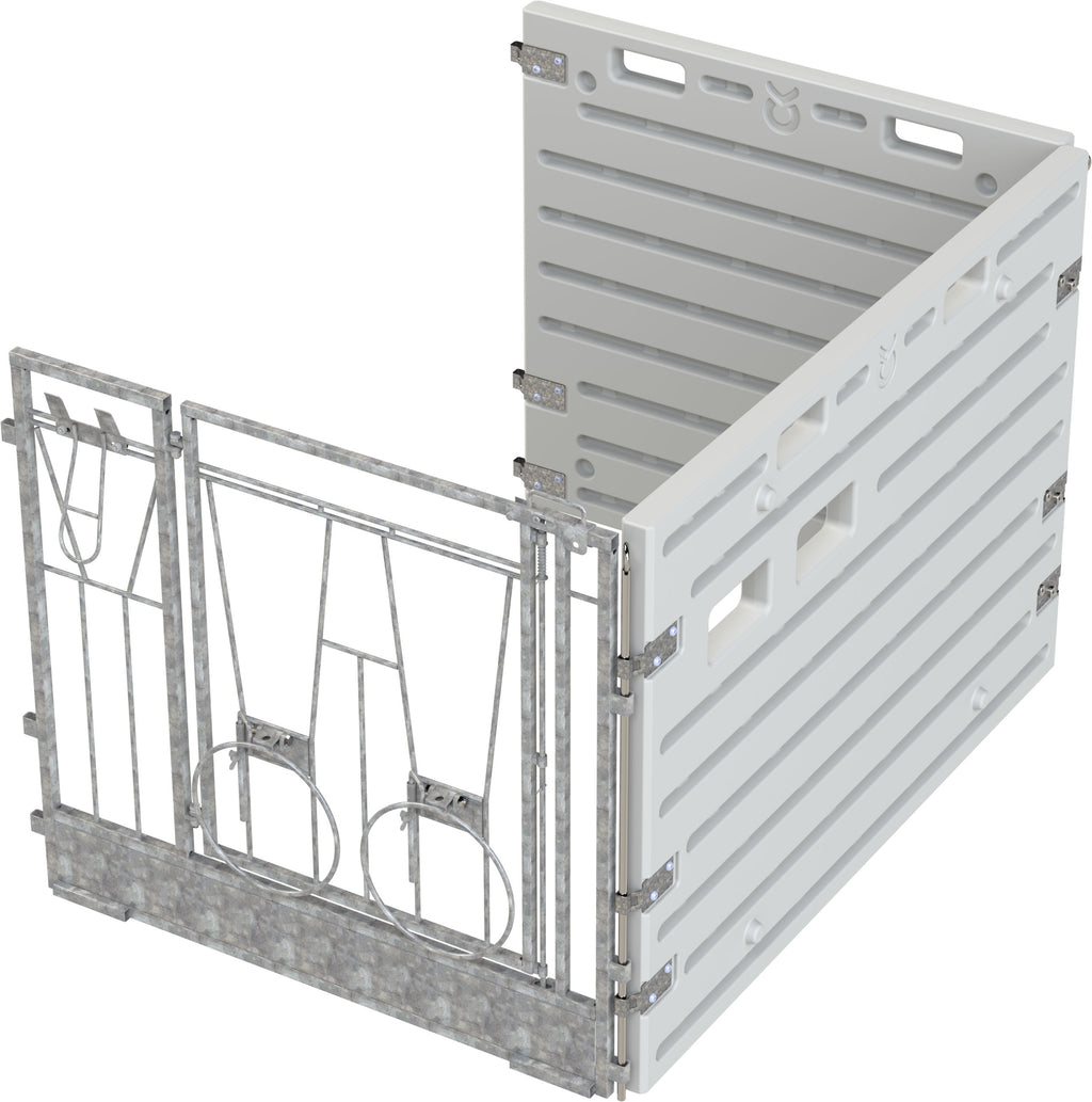 Modularni boks za teleta raz. enojni boks, prostostojec