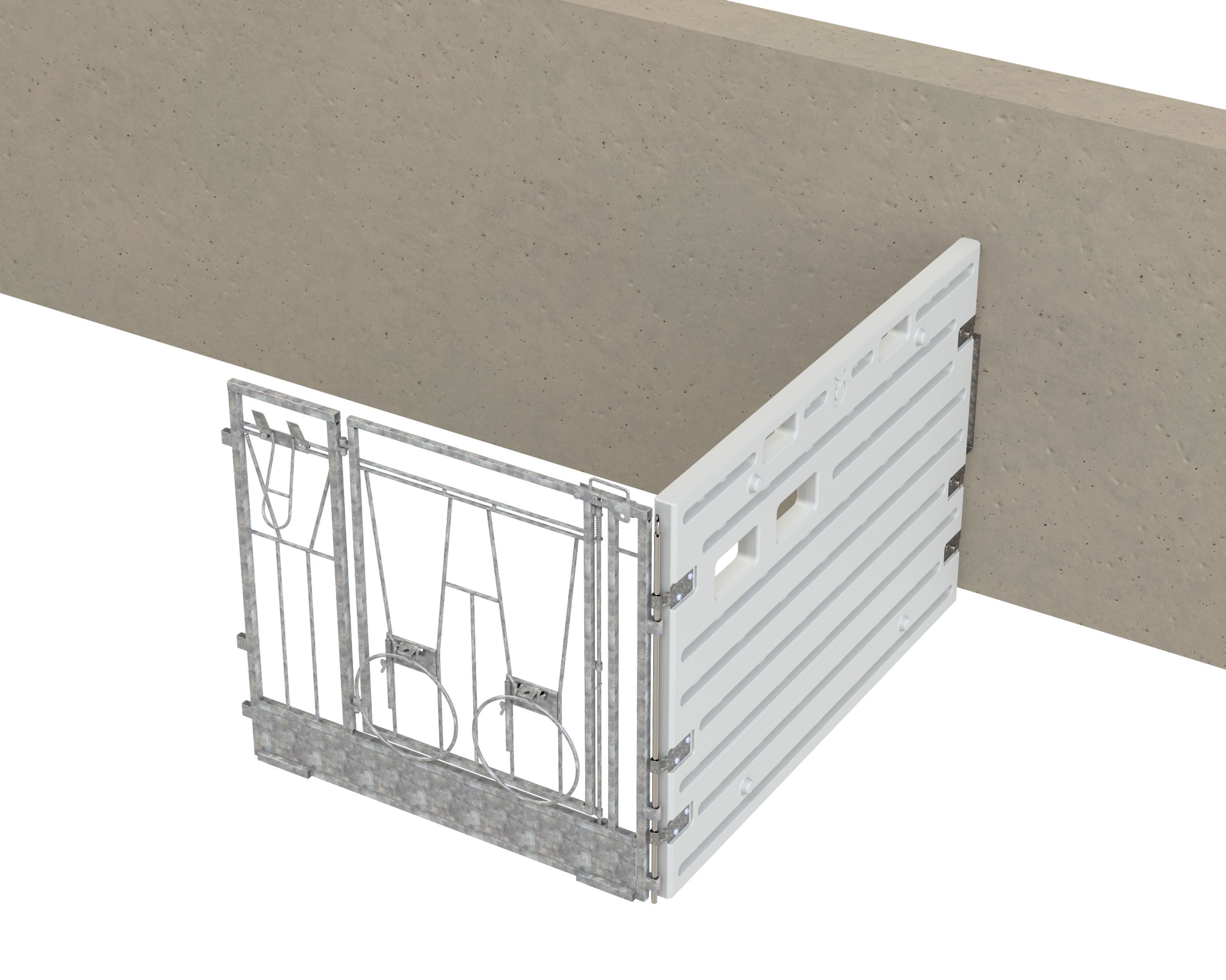 Modularni boks za teleta raz. enojni boks, obstenski