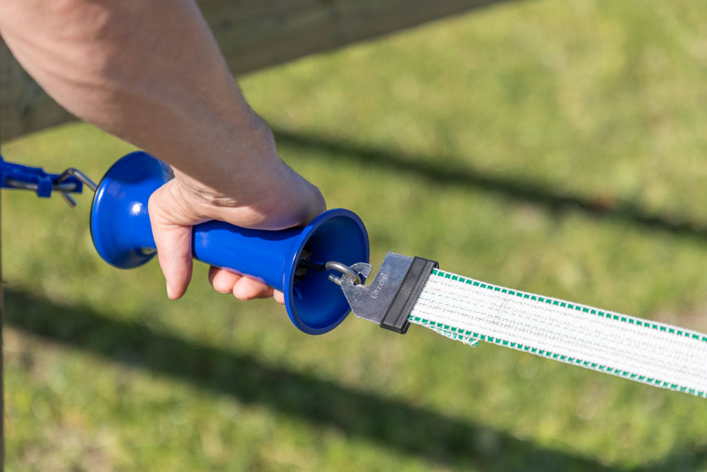 Rocka Premium modra z Litzclip vezico za trakove 40 mm