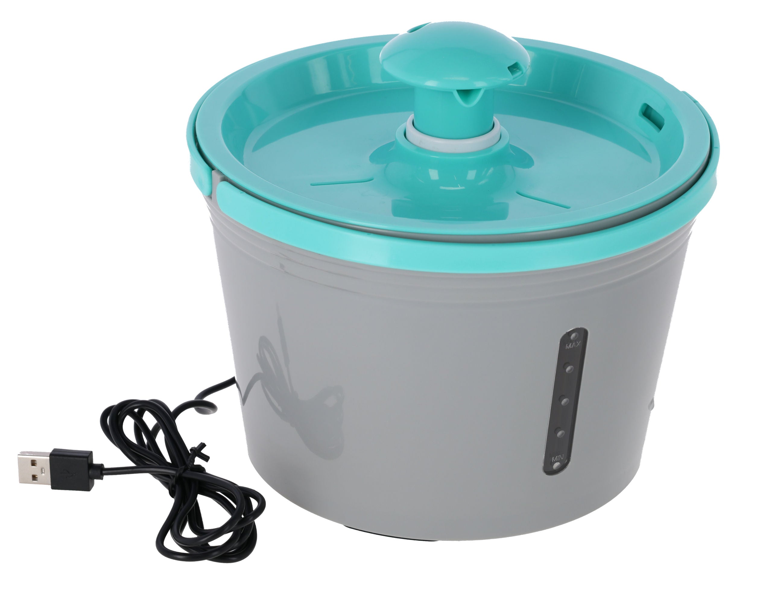 Pitnik za domače živali, 1,6 l, sivo/modro