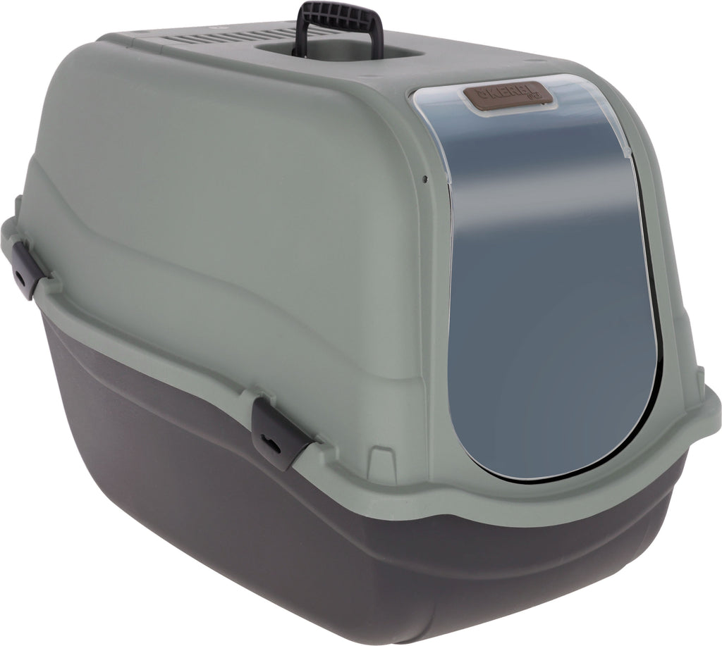 Macje stranišce Emma Eco XL 65x44x46, crno/zelenosivo