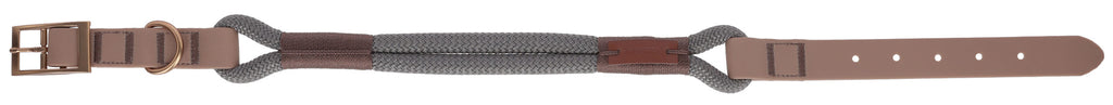 Ovratnica Monte Carlo, rjava/ siva, 12 mm x 40 - 55 cm