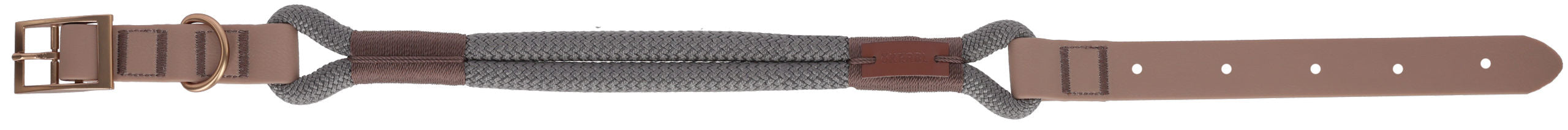 Ovratnica Monte Carlo, rjava/ siva, 12 mm x 45 - 65 cm