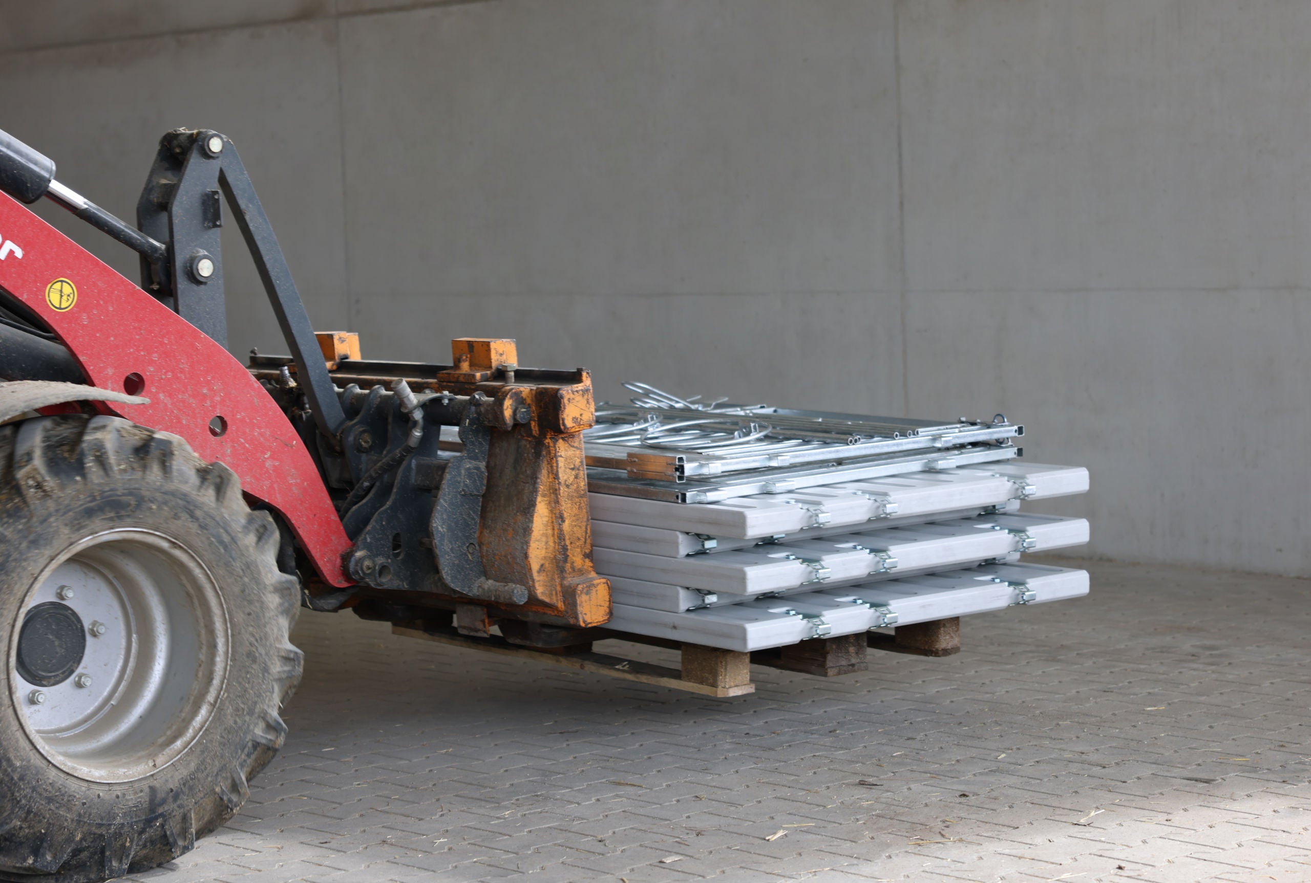 Vrata sprednjega elementa Modularni boks za teleta