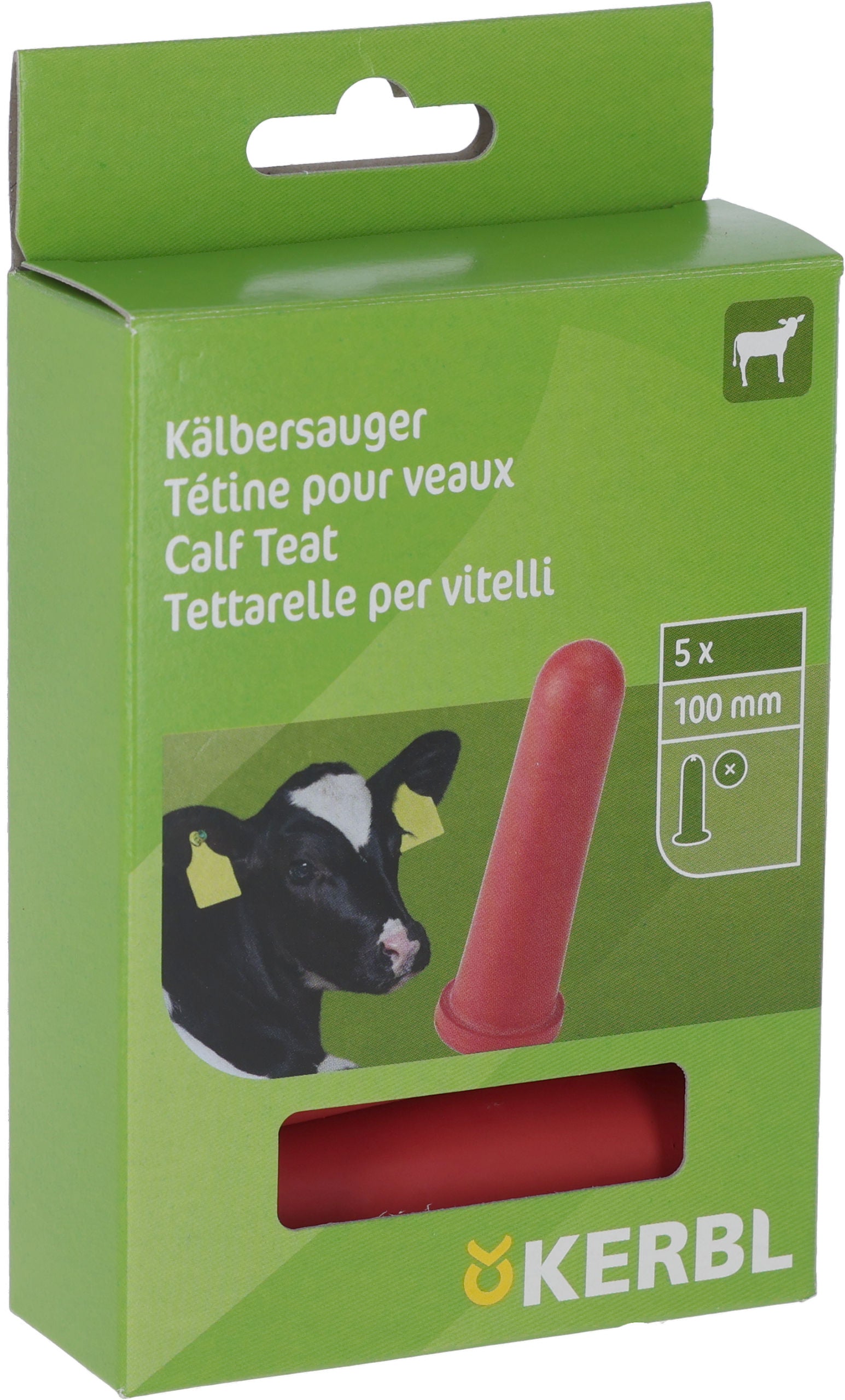 DUDA za telicka 100mm - rdeca