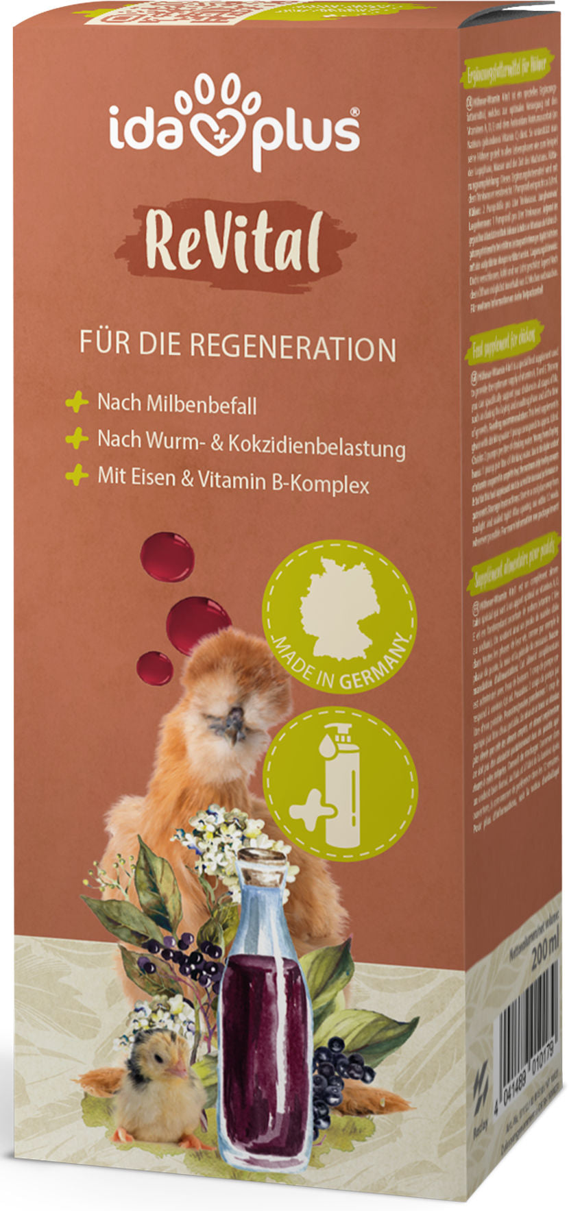 IdaPlus ReVital 200ml dozirna steklenicka