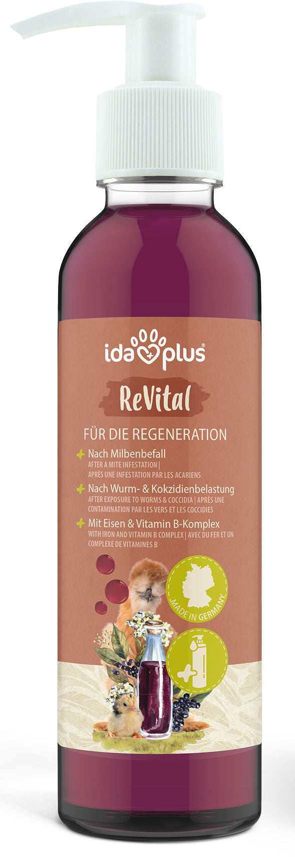 IdaPlus ReVital 200ml dozirna steklenicka
