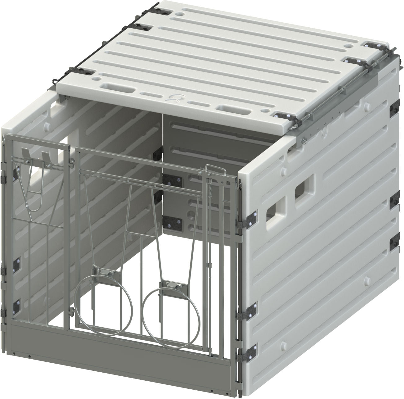 Strešni nosilec modularnega boksa za teleta vklj. s palico