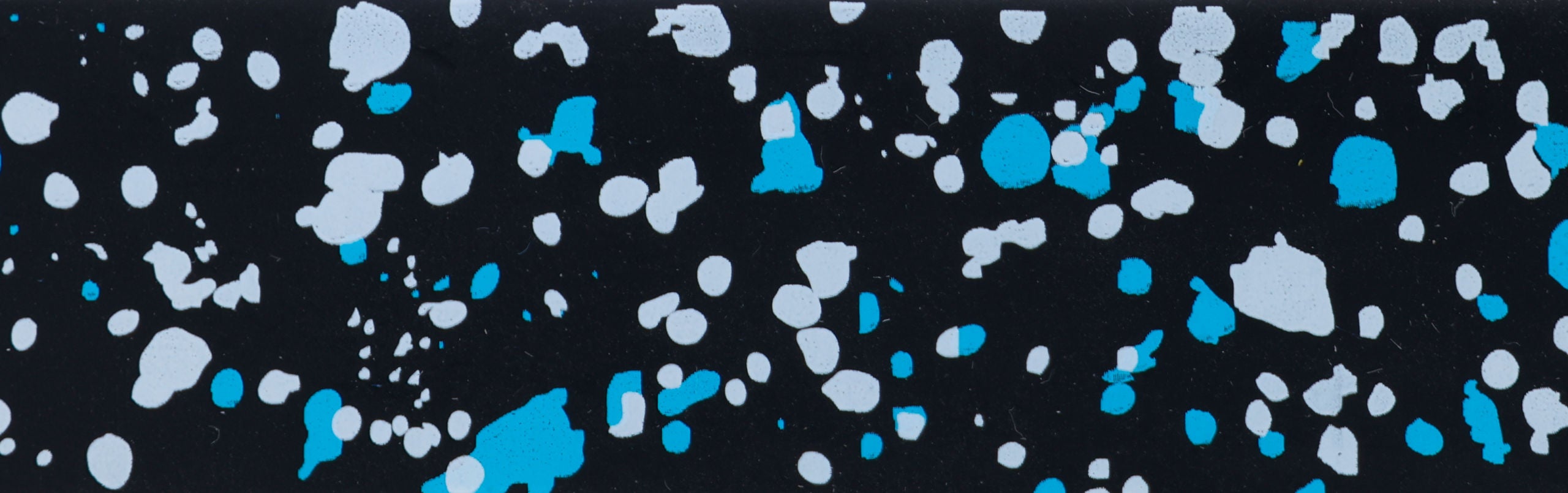 Ovratnica Lima, modra/črna, 25mm x 36 - 45 cm