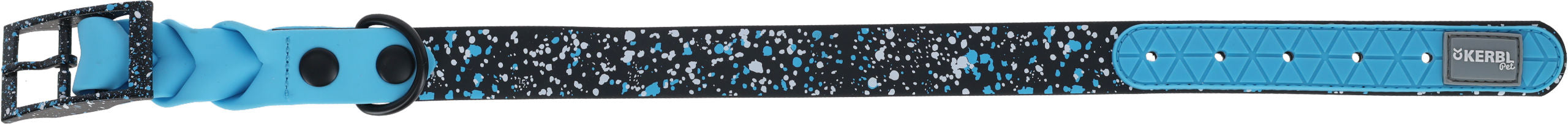 Ovratnica Lima, modra/črna, 25mm x 36 - 45 cm