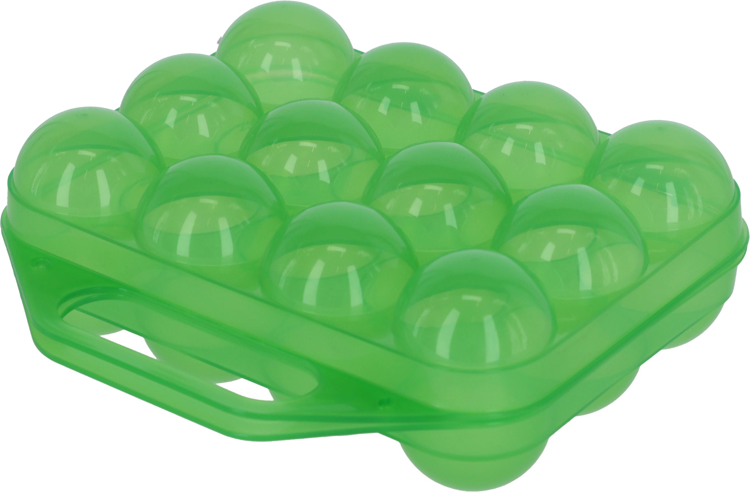 Plasticno skladišce za 12 jajc , zeleno