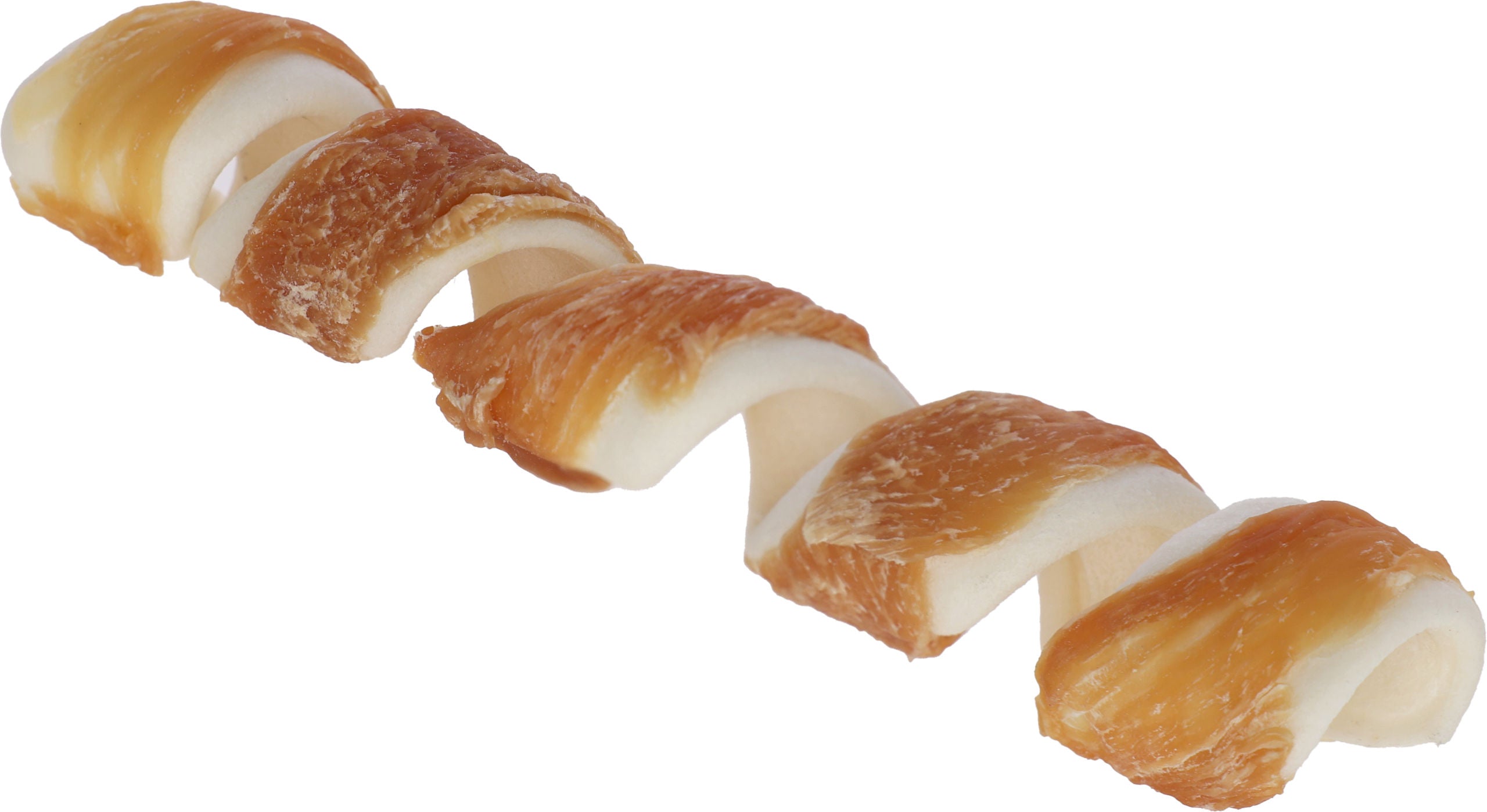 Goveja koža, spirala za grizen Piščancem , 20 cm, 55 g, na za