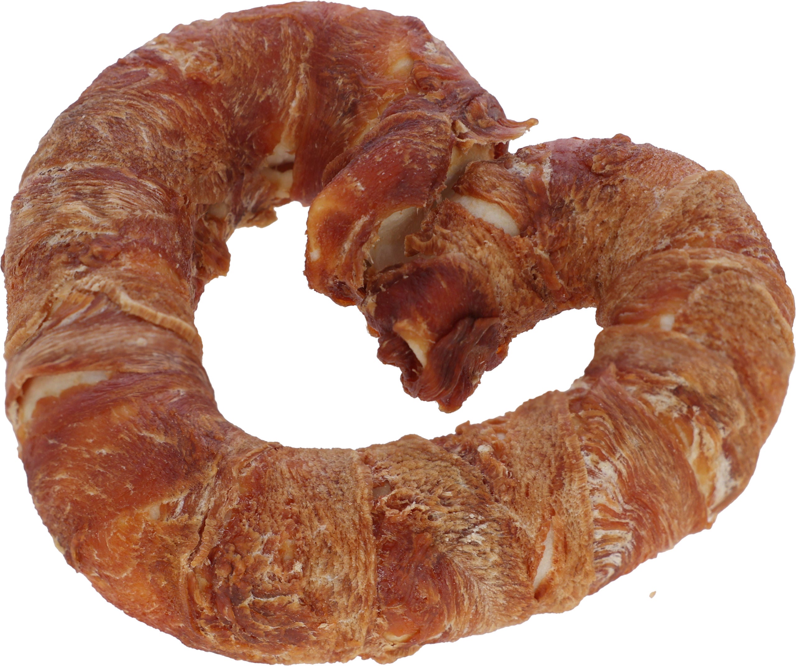 Goveja koža srce, s Piščancem , 12 cm, 70 g, na za