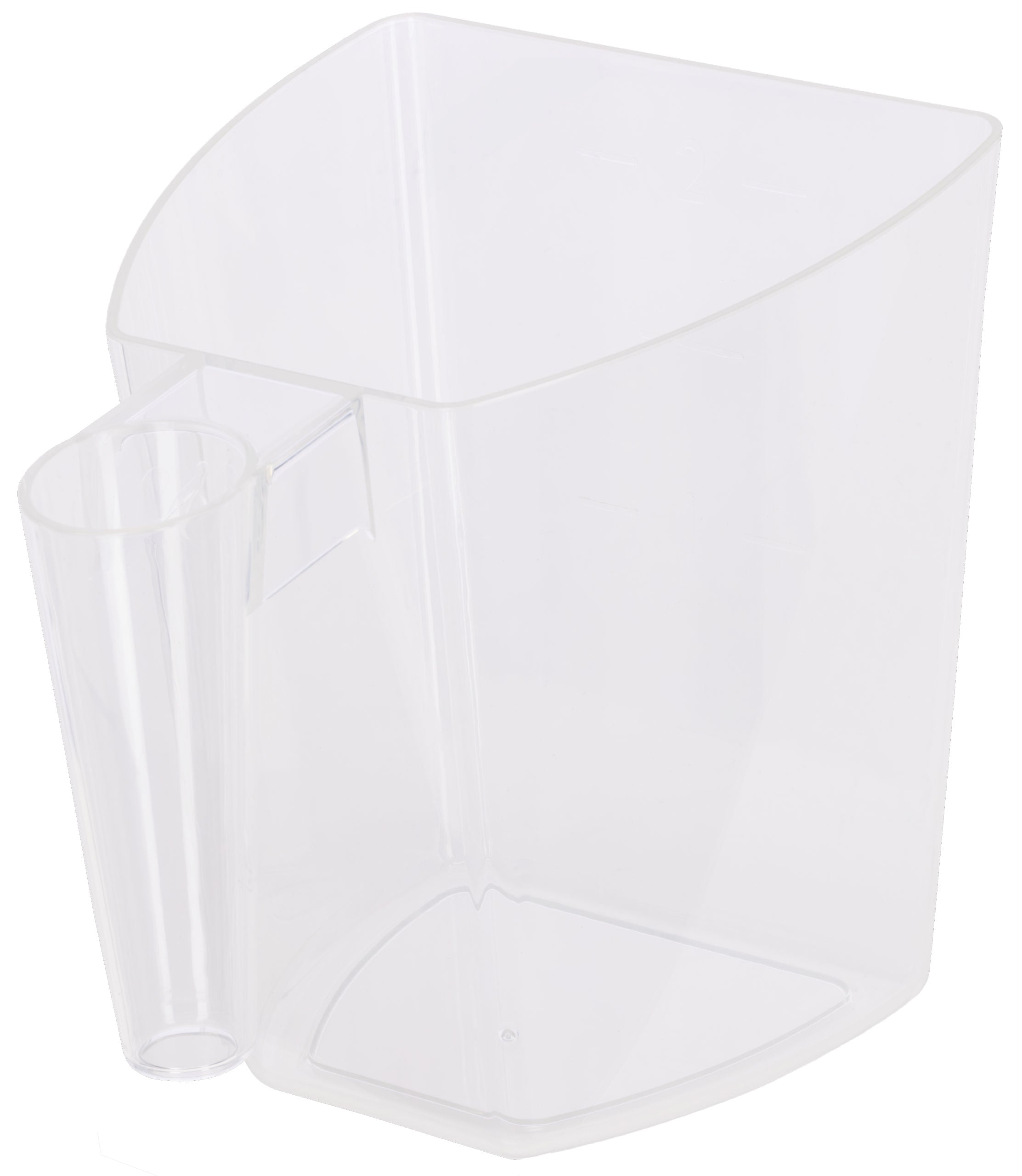 Lopata za krmo, 2 kg, prozorna