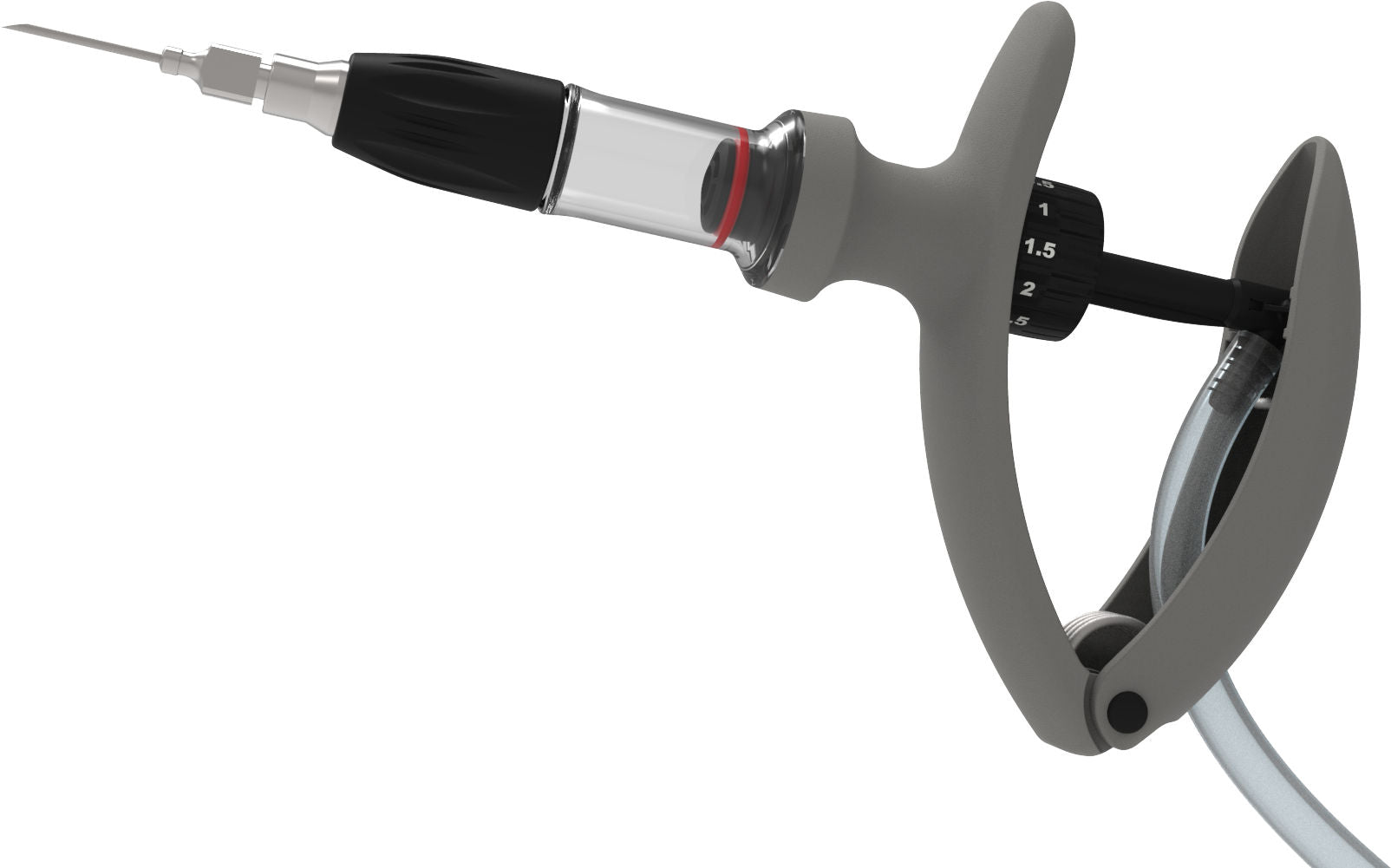 HSW Eco Matic 6 ml različica z Luer Lock Injector, 0,5 ml-del