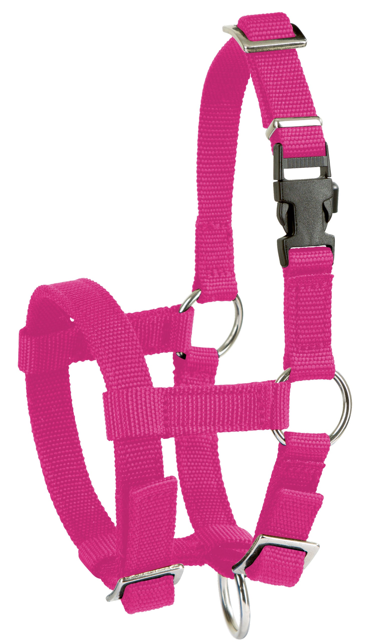 Oglavnik za alpake, nastavljiv pink, 20mm PP