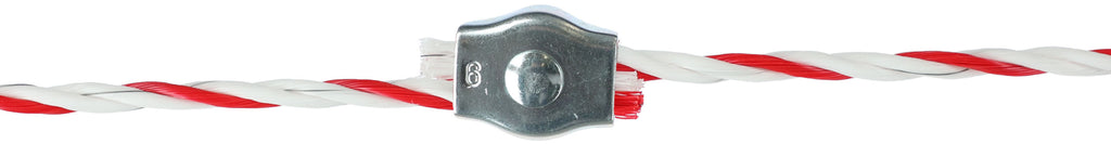 Enojni konektor za žico/vrv do 6 mm, pocinkan