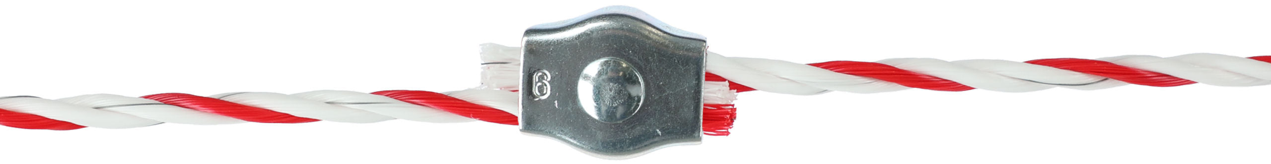 Enojni konektor za žico/vrv do 6 mm, pocinkan