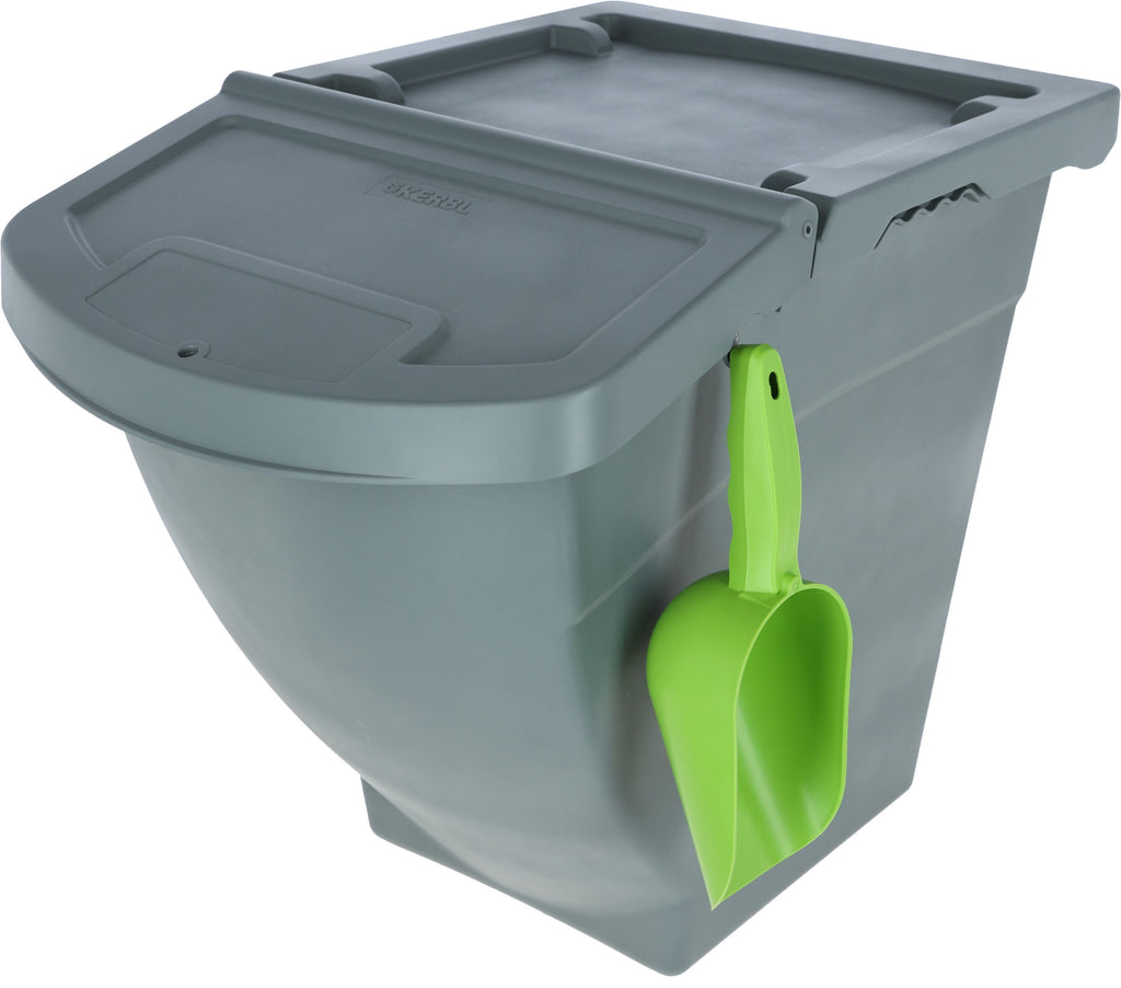 Futterbox stapelbar, mit Deckel 60 Liter